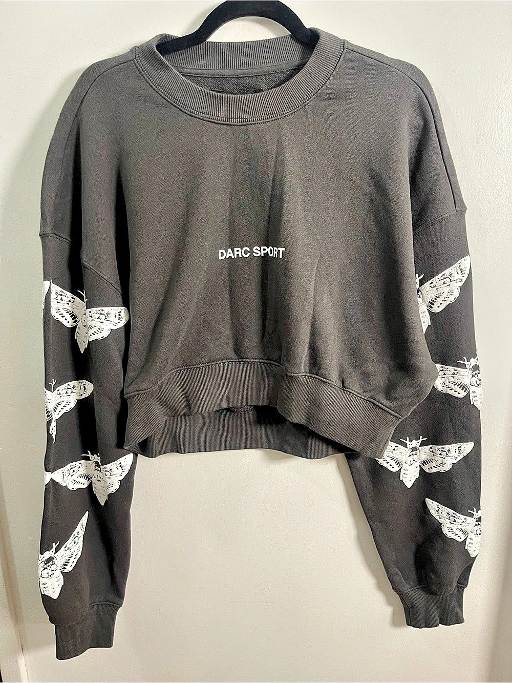 Darc Sport Reborn Ava Crewneck Wolf Gray S NWT